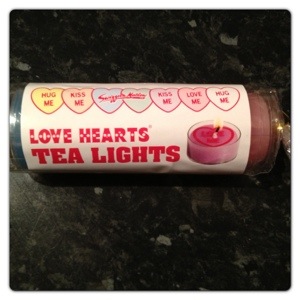 Love Hearts Tea Lights